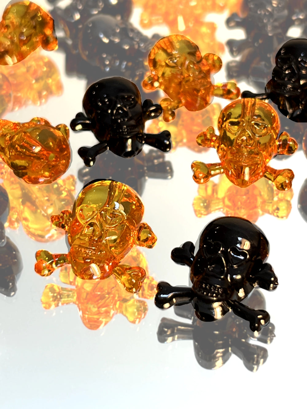 * Liquidation * Spooky Skulls - Décor de vase d'Halloween et dispersion de table