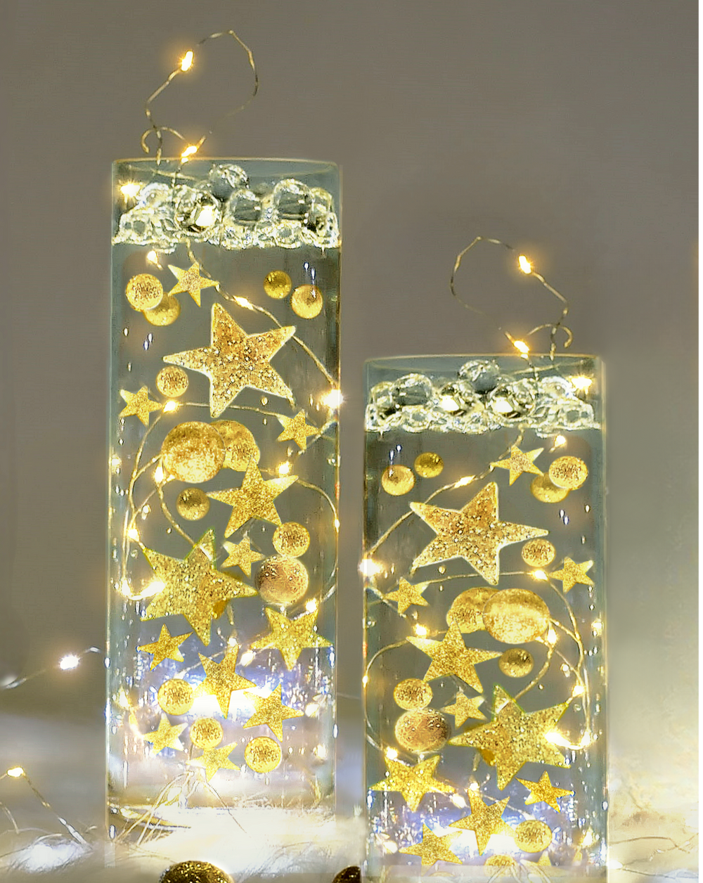 recycler les perles d'ivoire "flottantes" - décorations de vase sans trou Jumbo/tailles assorties