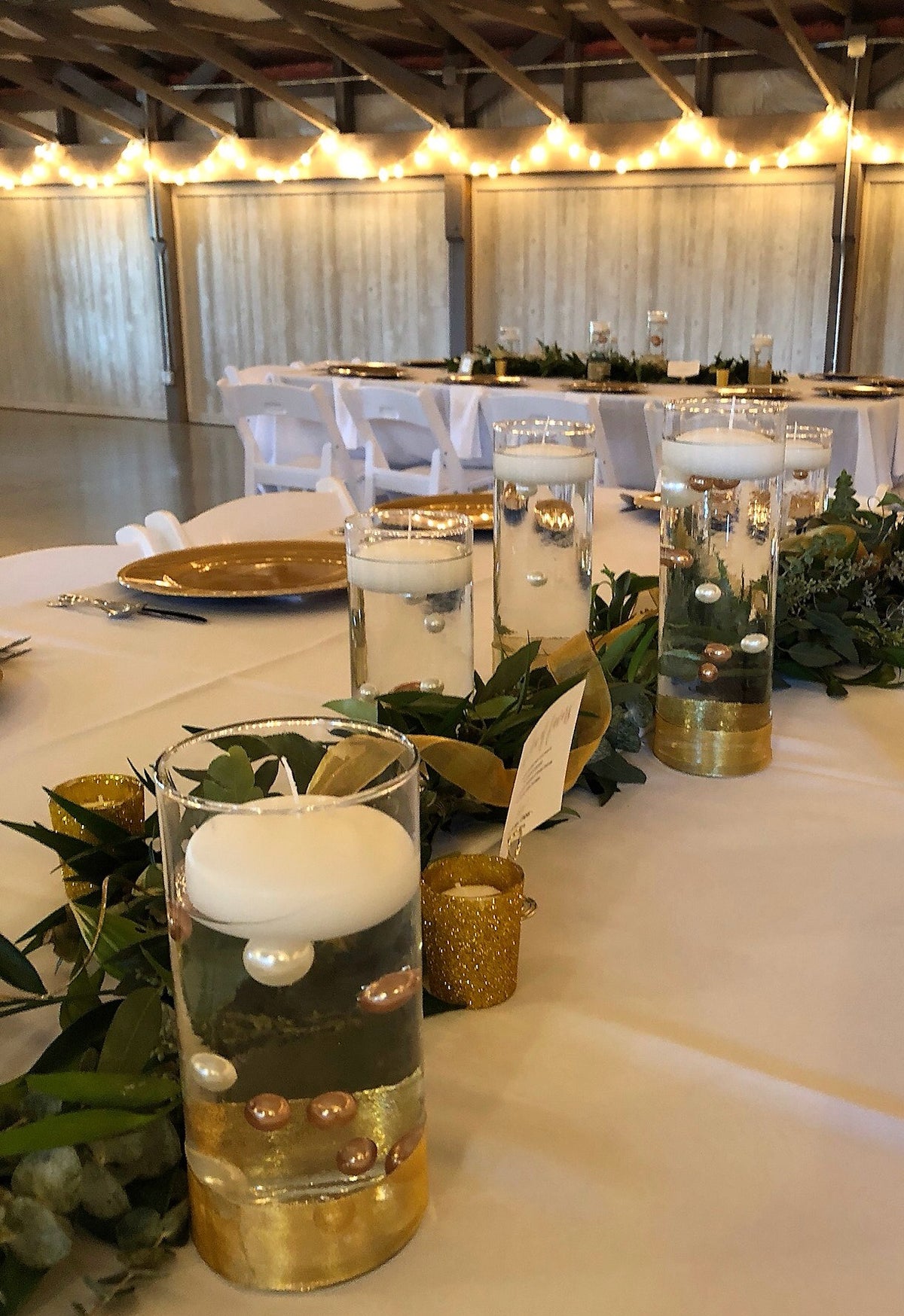 פניני זהב "צפות" - ללא חור ג'מבו/ קישוטי אגרטל במגוון גדלים